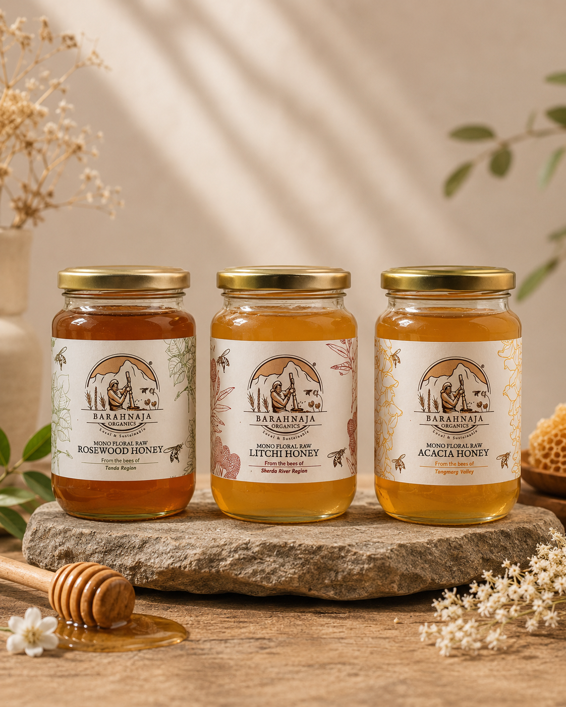 Light Floral Honey Combo