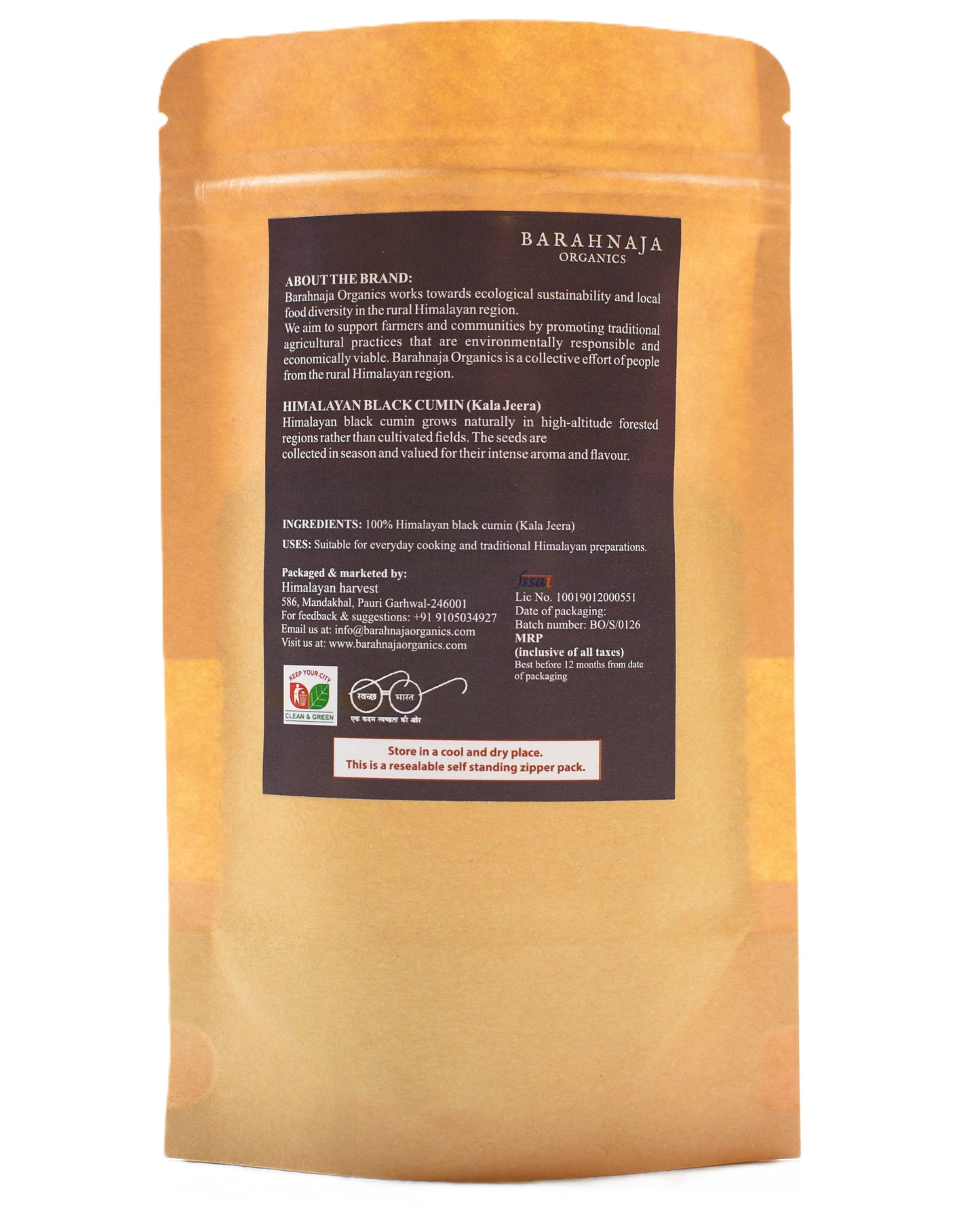 Himalayan Black Cumin (Kala Jeera)