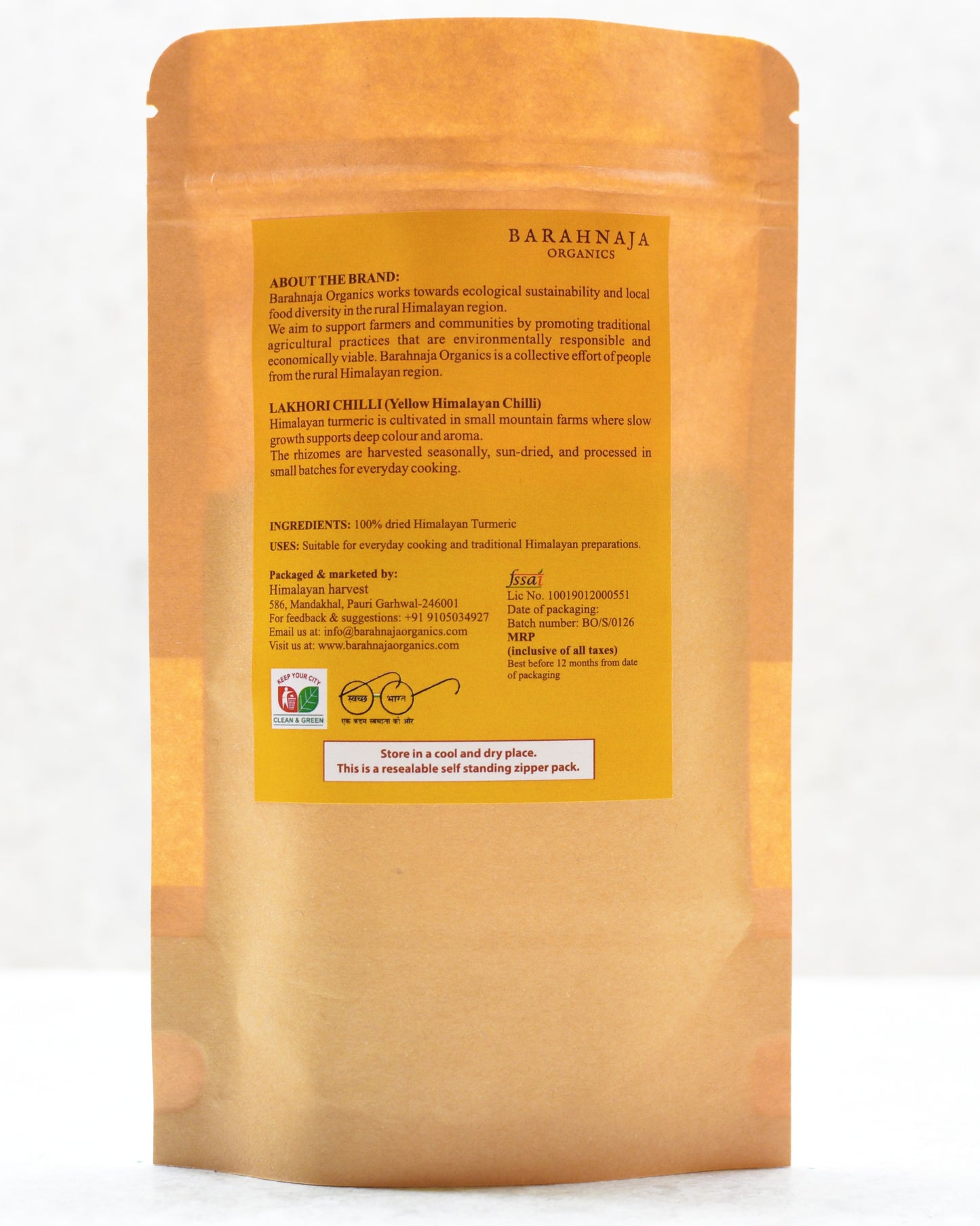 Himalayan turmeric powder